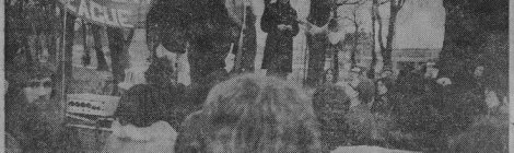 Bows Egan People's Democracy speaking at Anti Internment Meeting Southampton 1972.